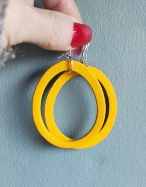 Image of Yellow Drop Earrings