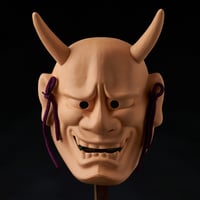 Image 2 of RAW HANNYA CERAMIC NOH MASK