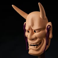 Image 4 of RAW HANNYA CERAMIC NOH MASK