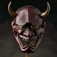 Image 1 of RESIN HANNYA NOH MASK