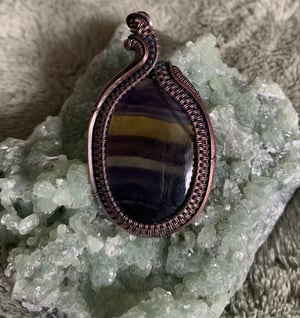 Banded Flourite Pendant