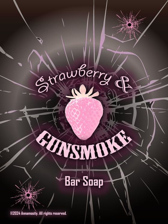 Image of Strawberry & Gunsmoke - Bar soap