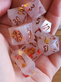 Image 2 of Autumn Mists dice set 