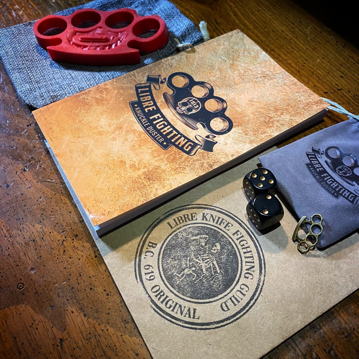 Libre Fighting Knuckle Duster Training Package | LIBRE KNIFE FIGHTING GUILD
