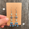 Blue Star Earrings Version 1