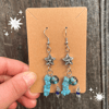 Blue Star Earrings Version 2