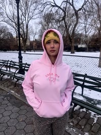 Image 4 of Restock🌸 🩷Cara Mia🩷Pink Lightweight Hooded Sweatshirt🩷