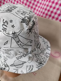 Image 3 of Universal Sun Hats  - reversible cotton