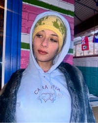 Image 2 of 🩵Cara Mia🩵Baby Blue Lightweight Hooded Sweatshirt🩵 