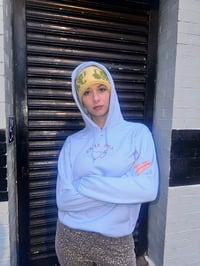 Image 4 of 🩵Cara Mia🩵Baby Blue Lightweight Hooded Sweatshirt🩵 