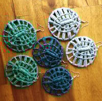 Image 2 of Woven Circle Earrings