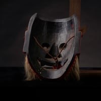 Image 3 of SARUTAHIKO TENGU WOOD NOH MASK
