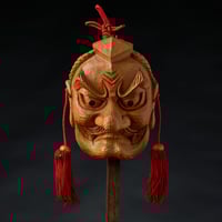 Image 1 of TENGU WITH ROPE WOOD MASK