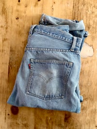 Image 1 of 70s FADED REDLINE LEVI'S 501XX JEANS