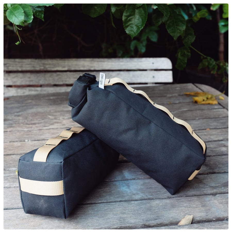 Image of Booti Burritos: Black Canvas Cargo bags