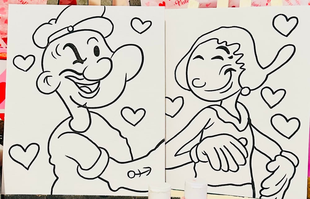 Popeye & Olive Oyl