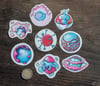 Dreamy planets sticker set