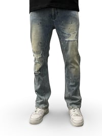 Image 1 of Flare Painted Jean