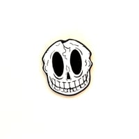 Meltdown Skull pin