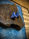 Arracades Sonobe triangle blau gran