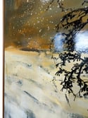 Original Canvas - Ash Trees in Snow - 30" x 40"
