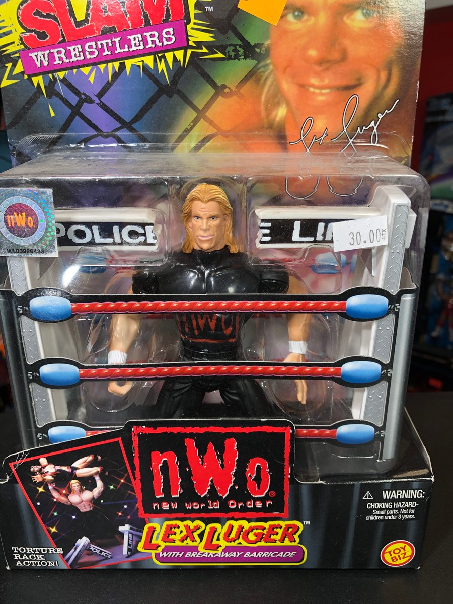 LEX LUGER V2 Smash N Slam WCW Toy Biz 1999 Figure