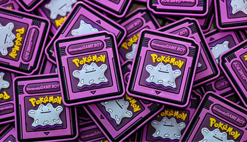 Image of POKEMON GB DITTO YELLOW PATCH SET
