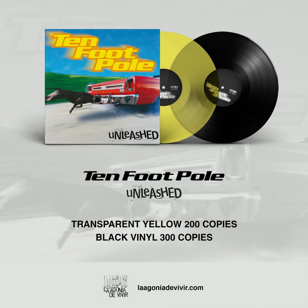 Image of PRE-ORDER NOW! LADV200 - TEN FOOT POLE "unleashed" LP REISSUE