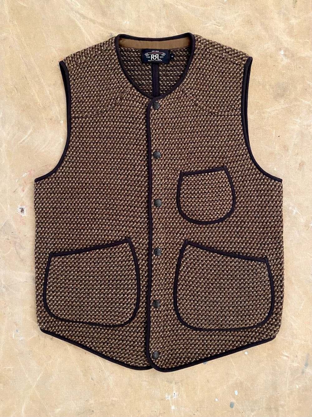 Rrl Browns Beach Style Wool Vest Giurz Bazaar