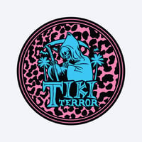 Image 2 of Tiki Terror "Leopard Print Reaper" Sticker