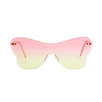 Image 1 of Pink One Piece Butterfly Sunglasses