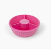 Yumbox Poke Bowl Guava Pink 3 compartment