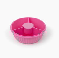 Image 1 of Yumbox Poke Bowl Guava Pink 3 compartment