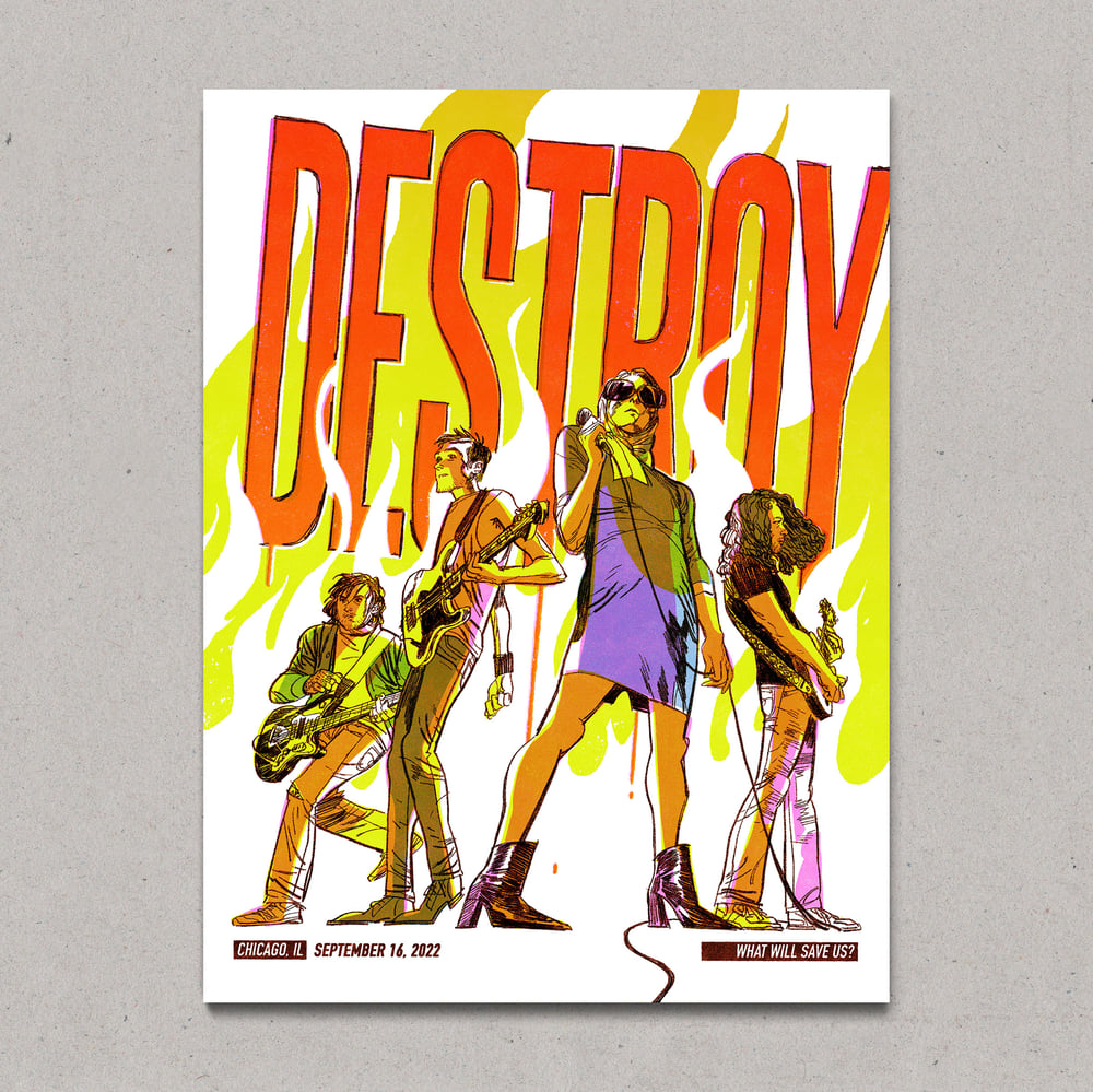 Destroy 9x12 Print