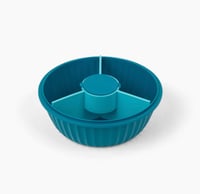 Image 1 of Yumbox Poke Bowl Lagoon Aqua 3 compartment