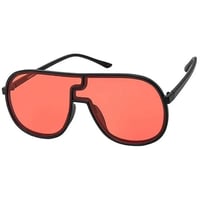 Image 1 of Red Lens Puzzle Piece Aviators