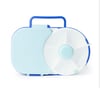 GoBe Lunchbox with Original Snack Spinner Blueberry Blue