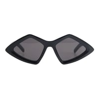 Image 1 of Black Pointed Frame Sunglasses