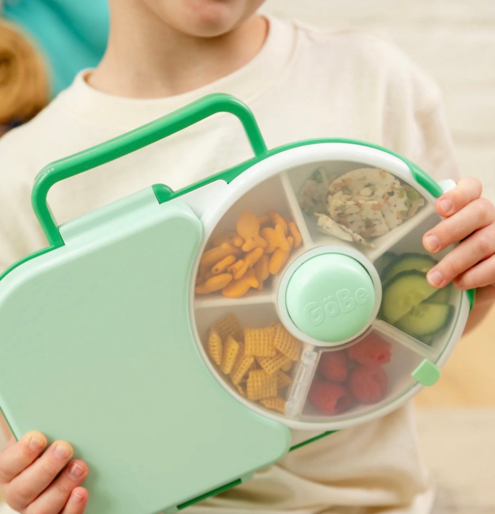 GoBe Lunchbox with Original Snack Spinner Sage Green