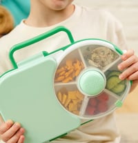 Image 2 of GoBe Lunchbox with Original Snack Spinner Sage Green