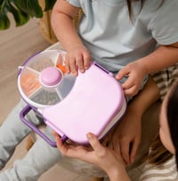 Image 2 of GoBe Lunchbox with Original Snack Spinner Grape Purple