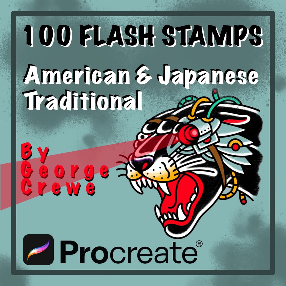 100 flash stamps volume 1 American & Japanese traditional 