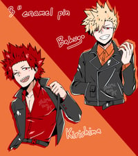 KRBK black jacket pins