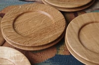 Image 3 of English oak dinner plate