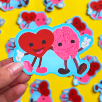 Image 1 of Mente y Corazón - Sticker