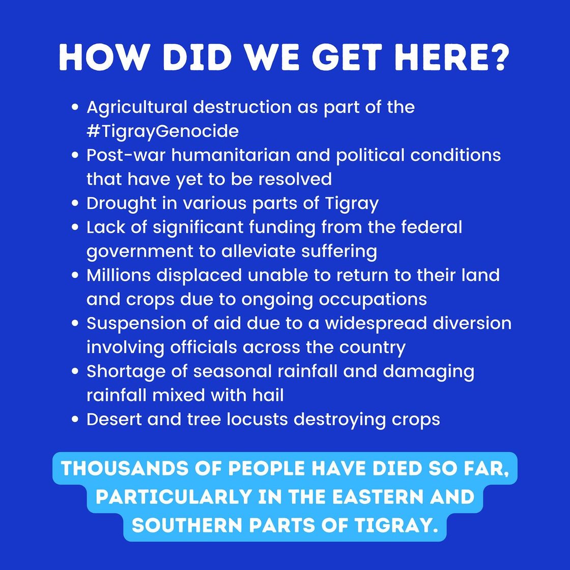 Image of Fundraiser: Stop Starving Tigray