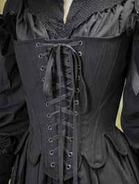Image 2 of Stays - Morgana - 18th Century Inspired Witch Corset