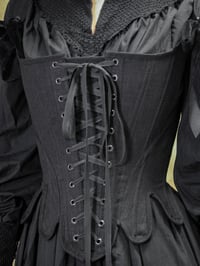 Image 3 of Stays - Morgana - 18th Century Inspired Witch Corset