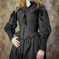 Image 1 of Stays - Morgana - 18th Century Inspired Witch Corset