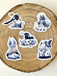 Image 1 of Inktober 2023 Sticker with Gold